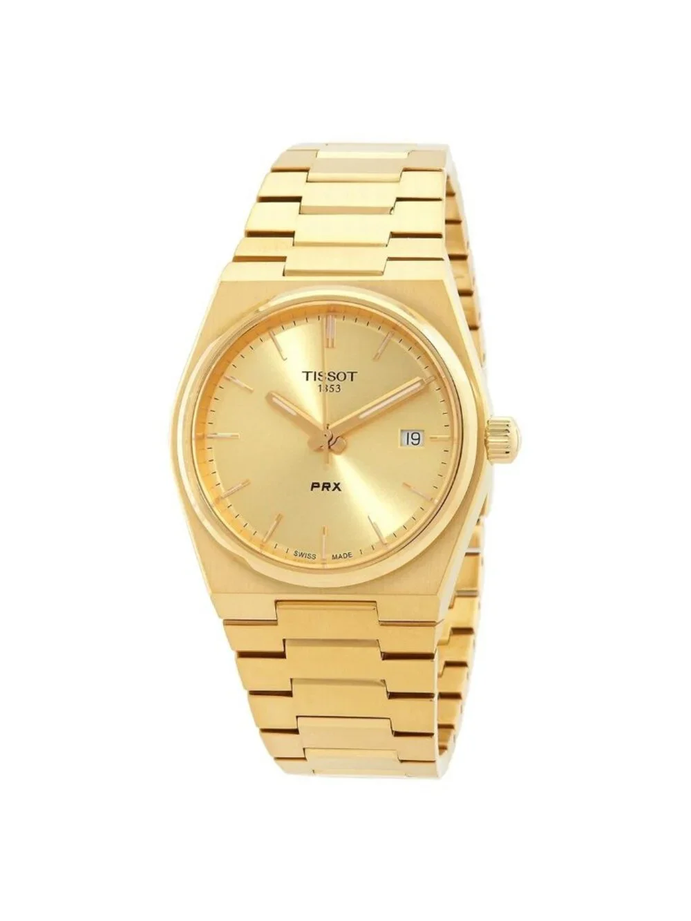 NWT Tissot PRX Quartz Champagne Dial Unisex Watch